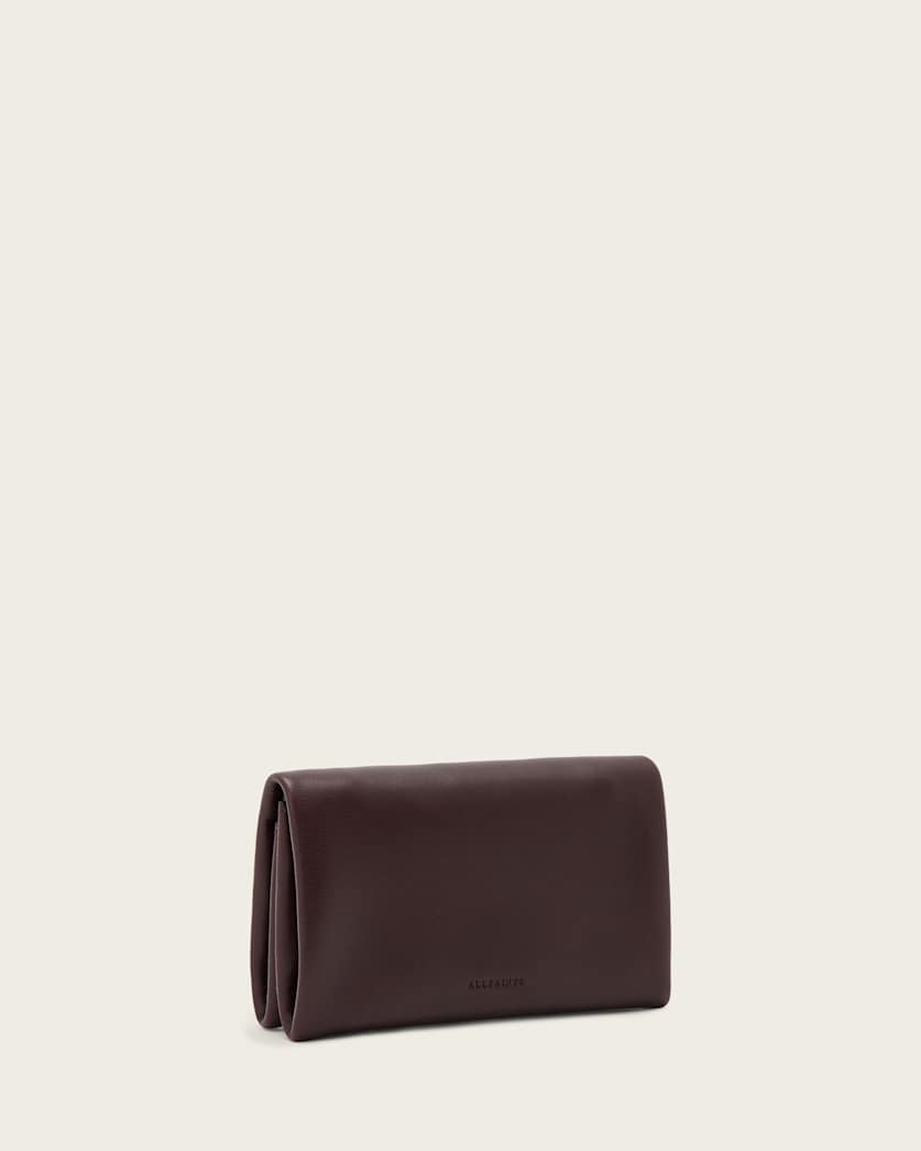 Dark Slate Gray ארנק עור לנשים Harluna ALLSAINTS