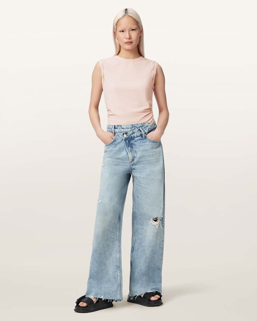 Seashell גופיה לנשים West Tank ALLSAINTS