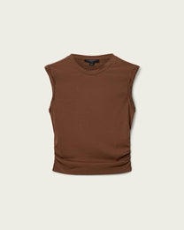 Saddle Brown גופיה לנשים West ALLSAINTS