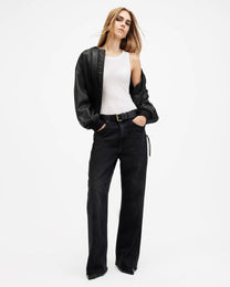 Black גופיית ריב לנשים Rina ALLSAINTS