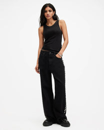 Black גופיית ריב לנשים Rina ALLSAINTS