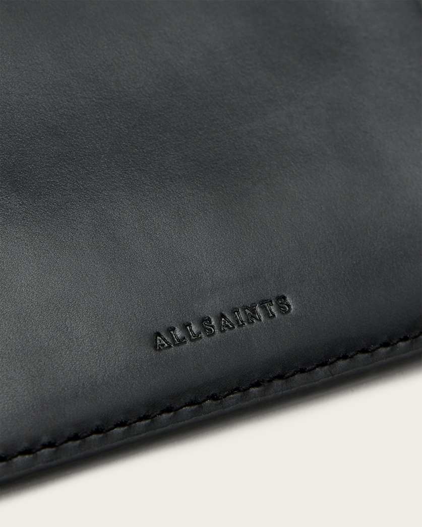 Dark Slate Gray ארנק עור לנשים Remy ALLSAINTS