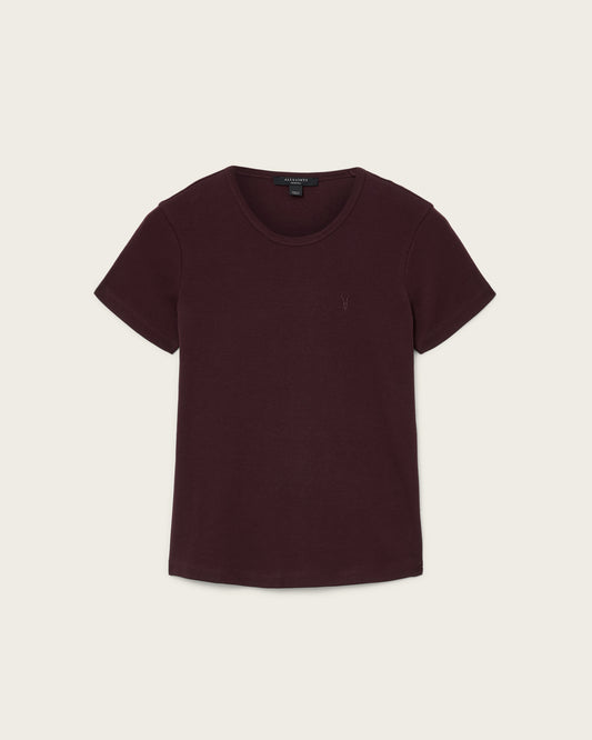 Dark Slate Gray טי שירט קצרה לנשים Stevie Ramskull ALLSAINTS