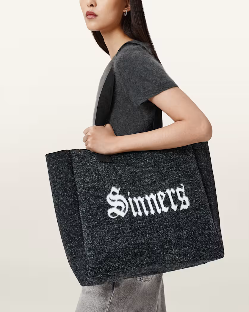 Antique White תיק צד לנשים Izzy Fuzzy Saint ALLSAINTS