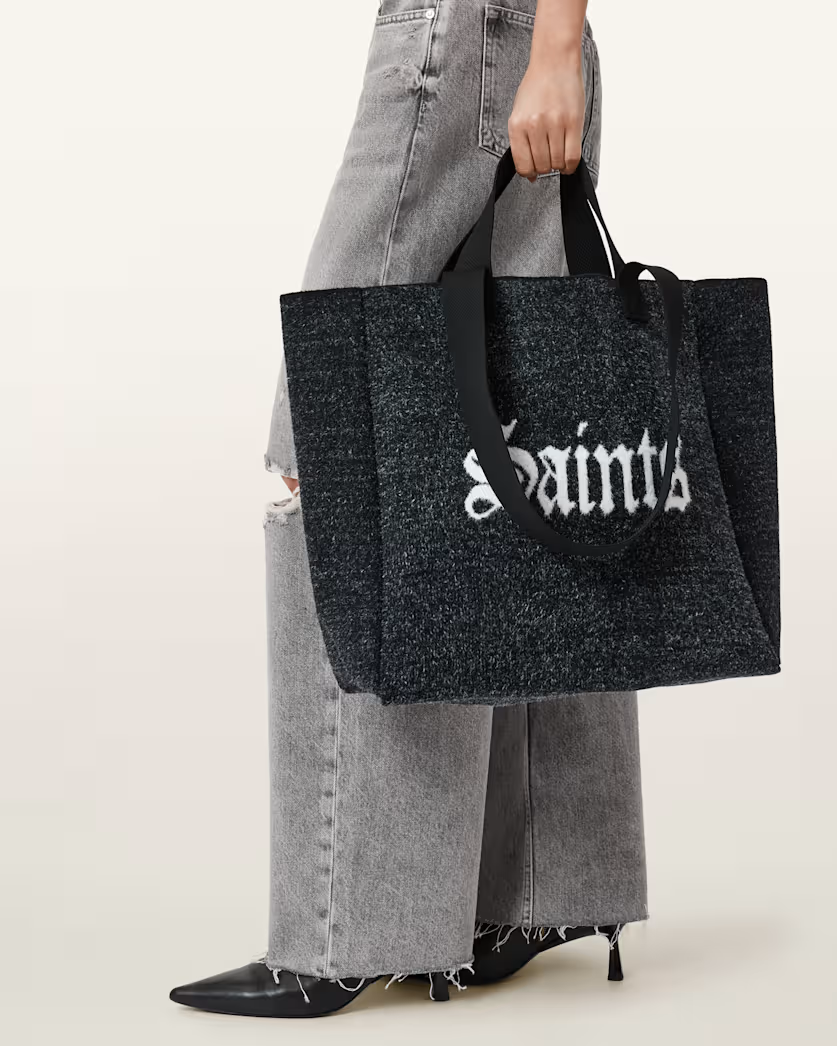 Light Gray תיק צד לנשים Izzy Fuzzy Saint ALLSAINTS