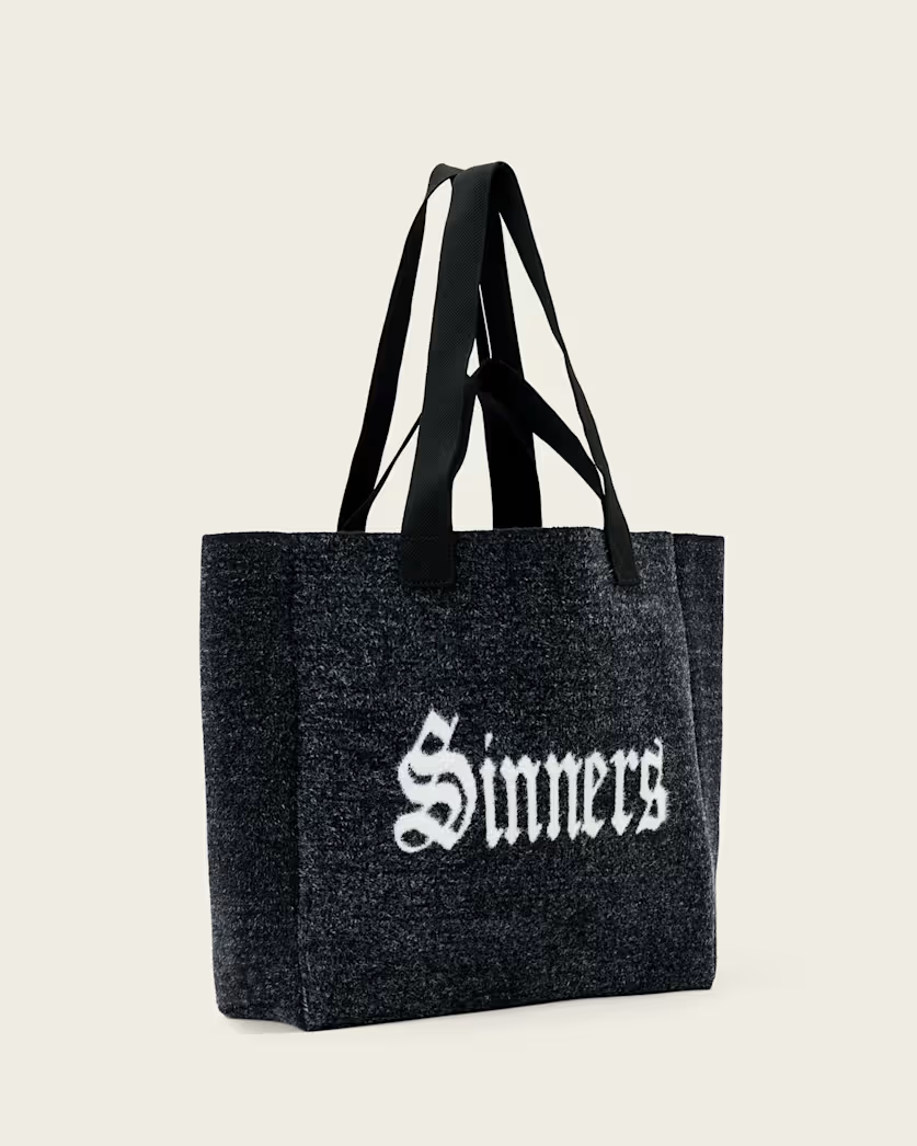 Black תיק צד לנשים Izzy Fuzzy Saint ALLSAINTS