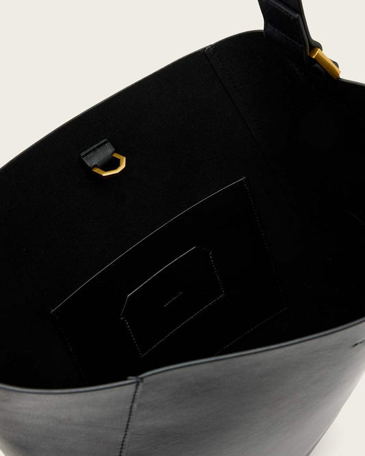 Black תיק צד לנשים Luna Hobo ALLSAINTS