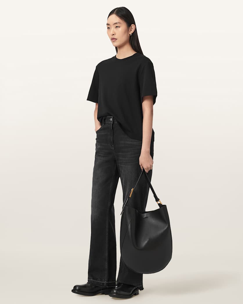 Seashell תיק צד לנשים Luna Hobo ALLSAINTS