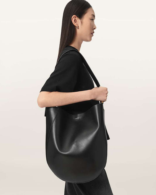 Dark Slate Gray תיק צד לנשים Luna Hobo ALLSAINTS