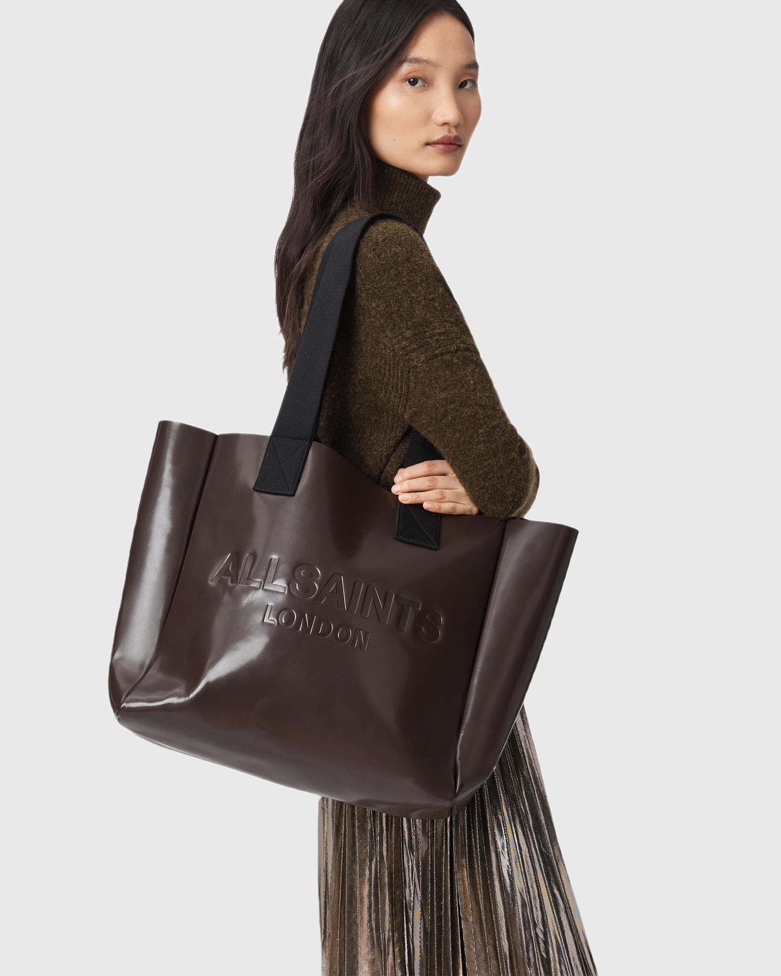 Lavender תיק צד עור Izzy ALLSAINTS