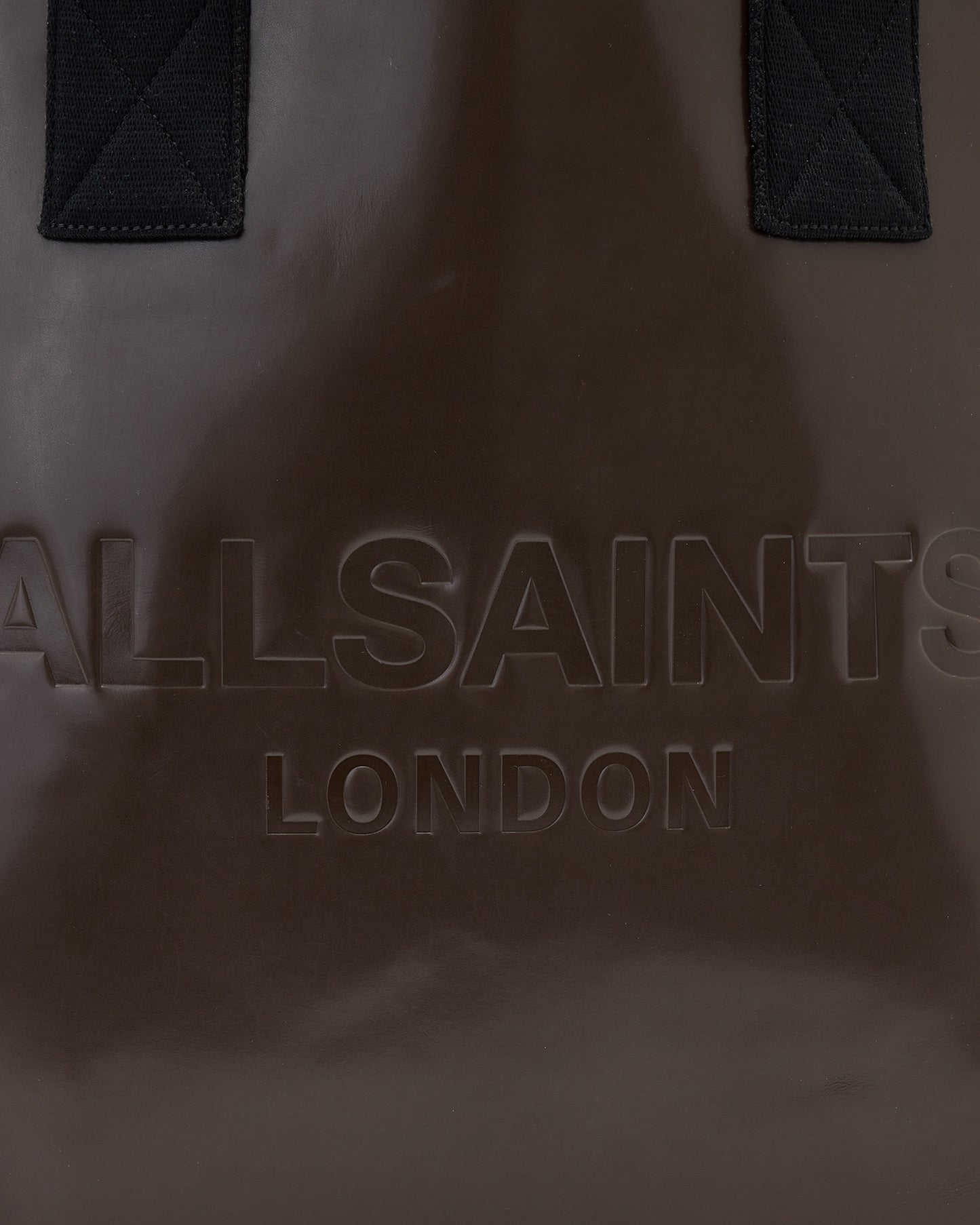 Dark Slate Gray תיק צד עור Izzy ALLSAINTS