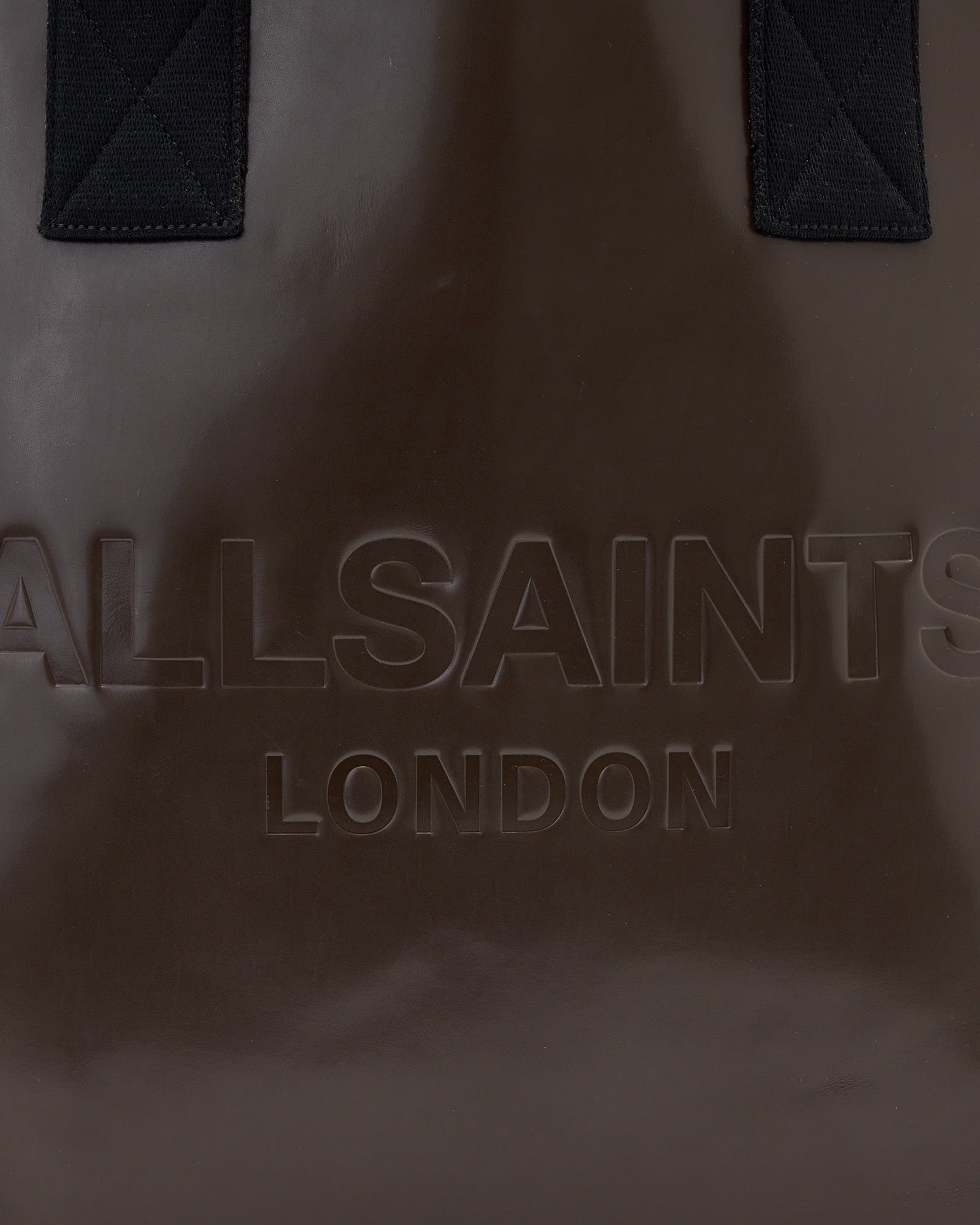 Dark Slate Gray תיק צד עור Izzy ALLSAINTS