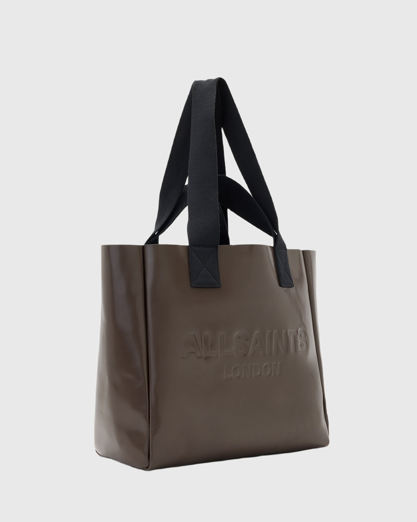 Dark Slate Gray תיק צד עור Izzy ALLSAINTS