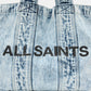 Light Steel Blue תיק טוט ג׳ינס לנשים Izzy Bleached ALLSAINTS