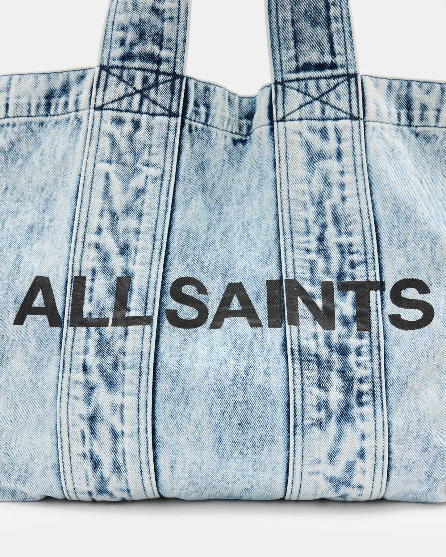 Light Steel Blue תיק טוט ג׳ינס לנשים Izzy Bleached ALLSAINTS
