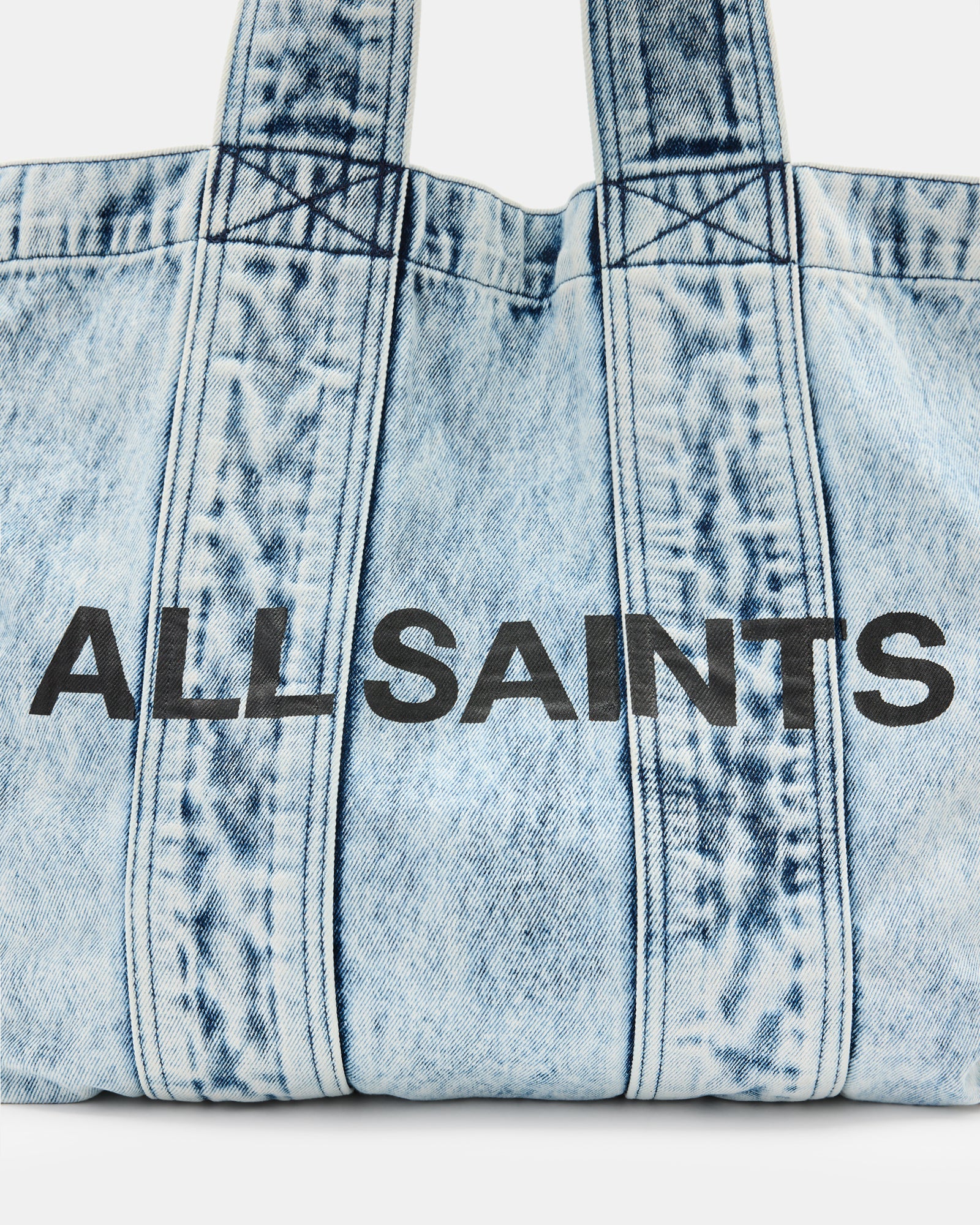 Light Steel Blue תיק טוט ג׳ינס לנשים Izzy Bleached ALLSAINTS