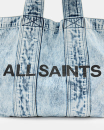 Light Steel Blue תיק טוט ג׳ינס לנשים Izzy Bleached ALLSAINTS