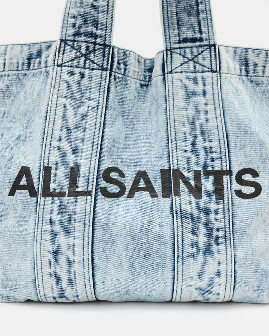 Light Steel Blue תיק טוט ג׳ינס לנשים Izzy Bleached ALLSAINTS