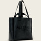 Black IZZY SHEEN E/W TOTE תיק צד ALLSAINTS