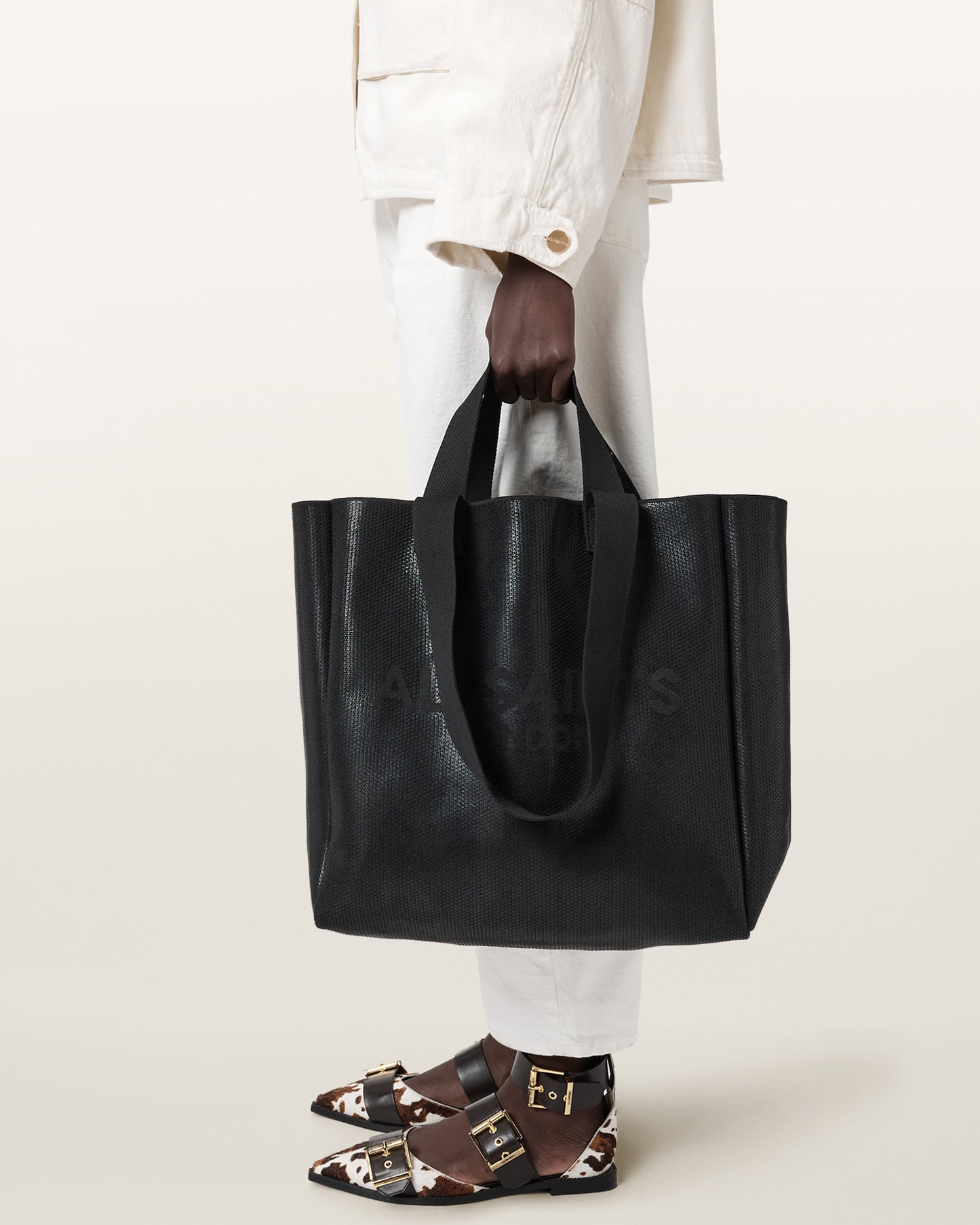 Seashell IZZY SHEEN E/W TOTE תיק צד ALLSAINTS