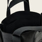 Black IZZY SHEEN E/W TOTE תיק צד ALLSAINTS