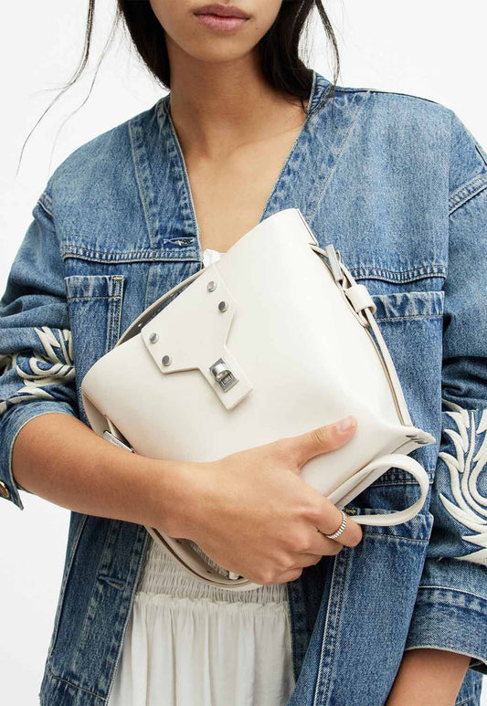 Light Gray תיק צד לנשים Miro Crossbody ALLSAINTS