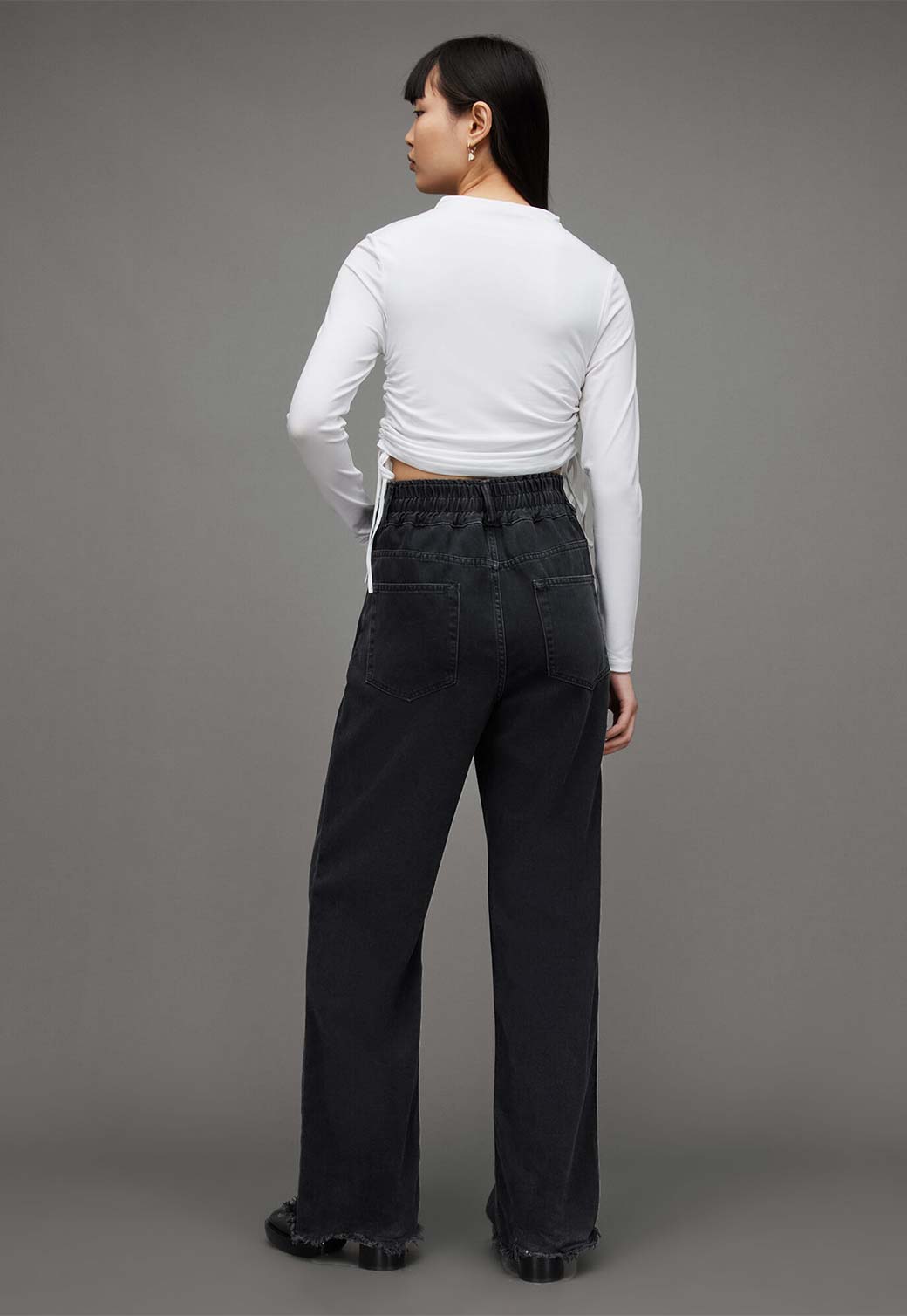 Dim Gray ג'ינס ארוך לנשים Hailey ALLSAINTS