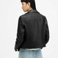 White Smoke ג'קט עור לנשים Biker Jacket ALLSAINTS