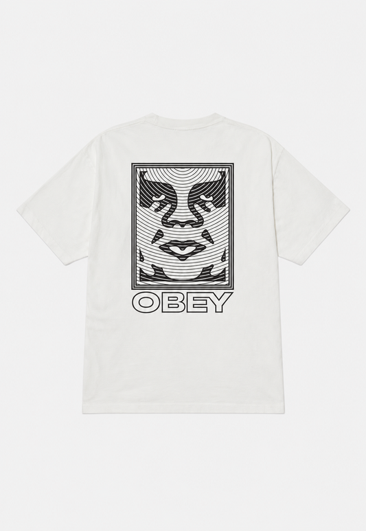 Lavender טי שירט קצרה לגברים Ripple OBEY