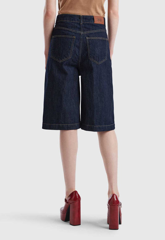 Dark Slate Gray ג'ינס קצר לנשים BENETTON