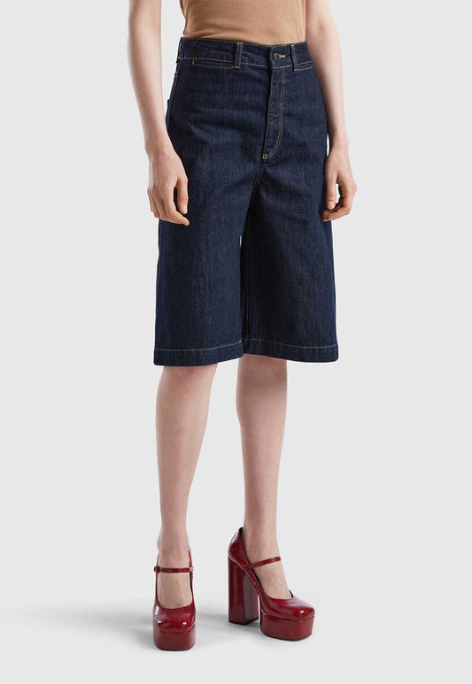 Lavender ג'ינס קצר לנשים BENETTON