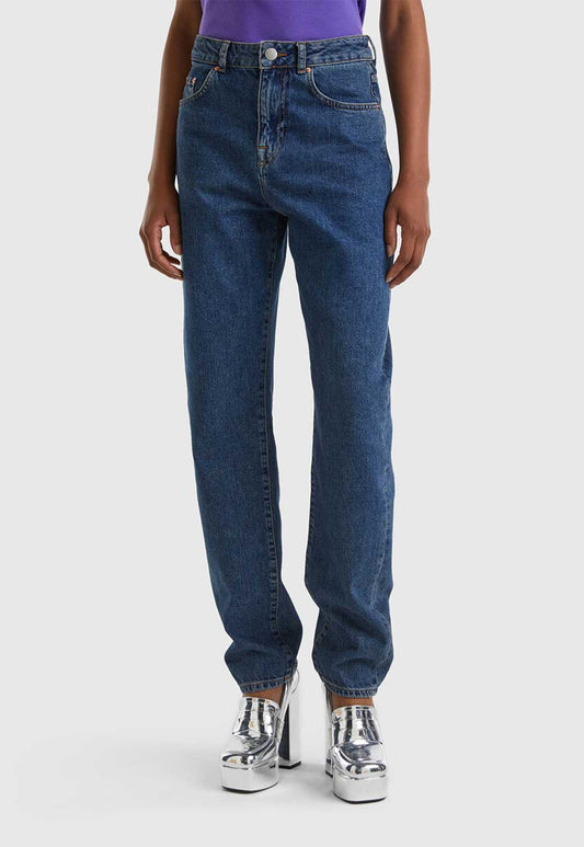 Dark Slate Gray ג'ינס ארוך לנשים BENETTON