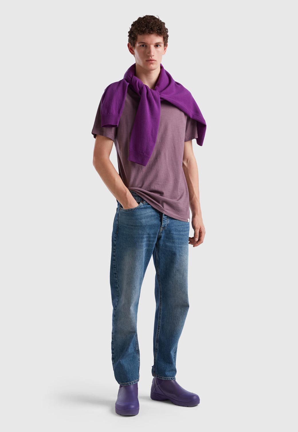 Lavender ג'ינס ארוך לגברים BENETTON