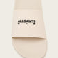 Light Gray כפכפים לגברים Date Slider ALLSAINTS