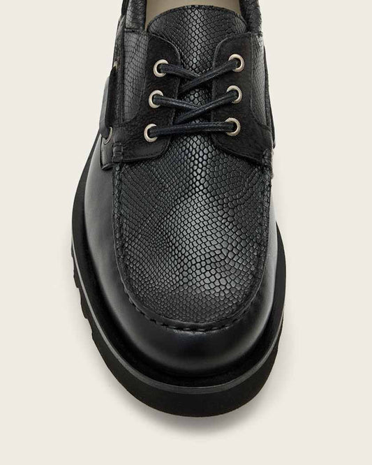 Dark Slate Gray מוקסינים לגברים Skiff ALLSAINTS