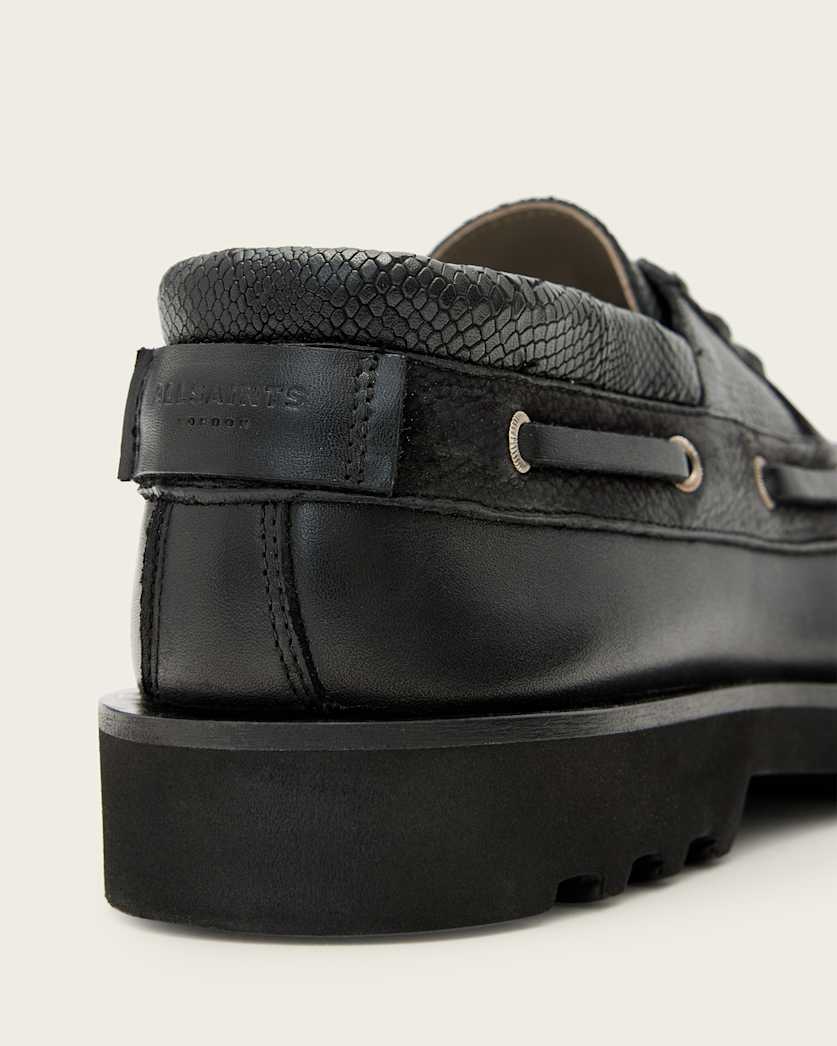 Dark Slate Gray מוקסינים לגברים Skiff ALLSAINTS