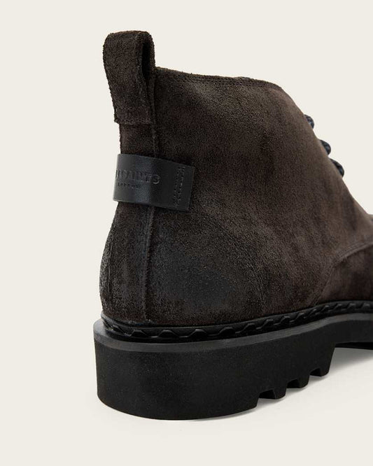 Beige מגפי עור לגברים Skiff ALLSAINTS