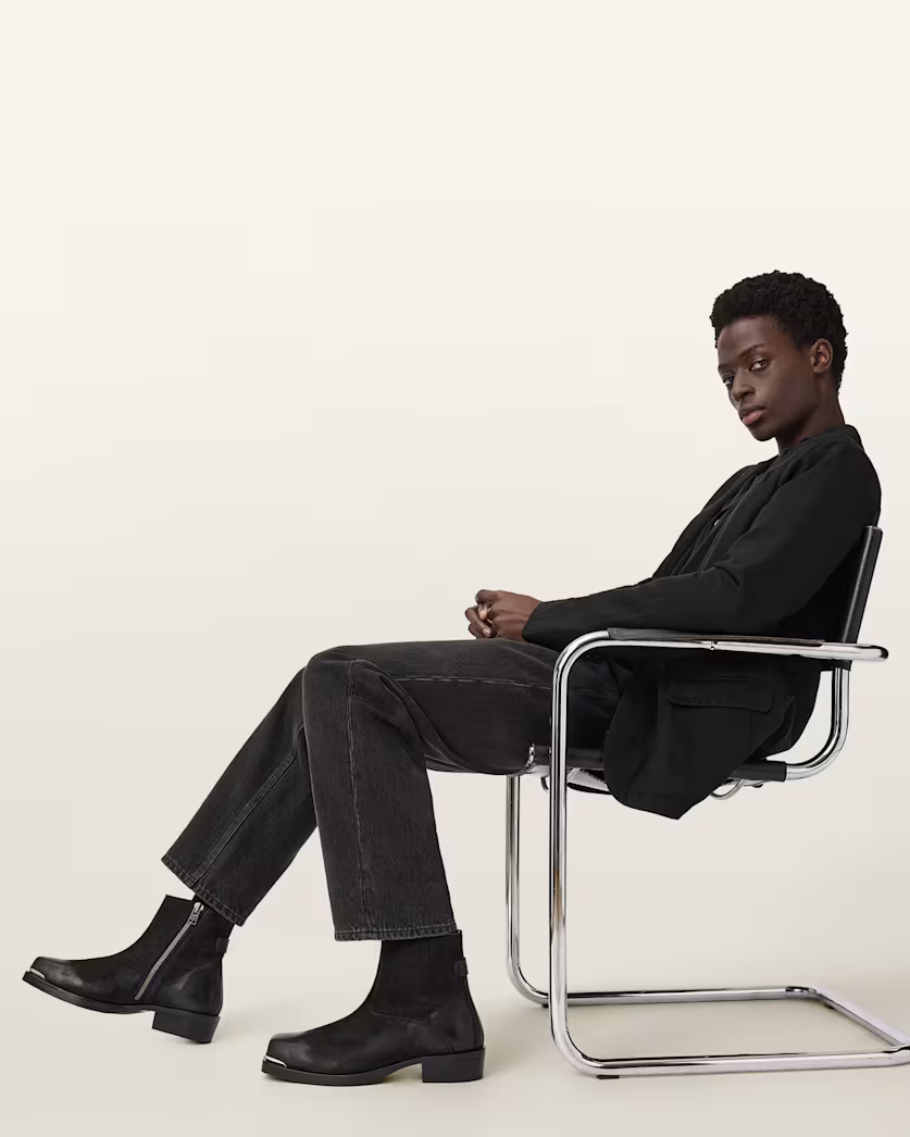 Dark Slate Gray מגפיים לגברים Orla ALLSAINTS