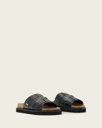 Lavender כפכפי עור קלועים לגברים Randal ALLSAINTS