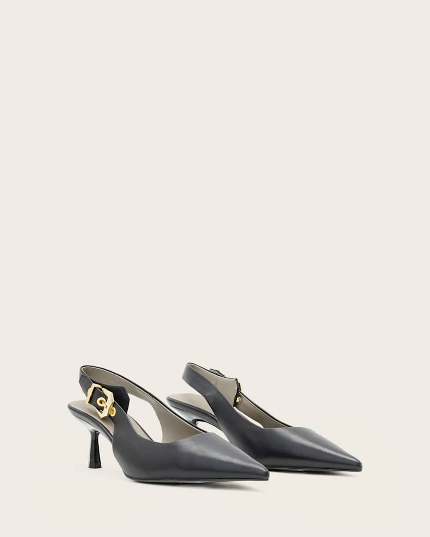 Beige נעלי עקב לנשים Idiya ALLSAINTS