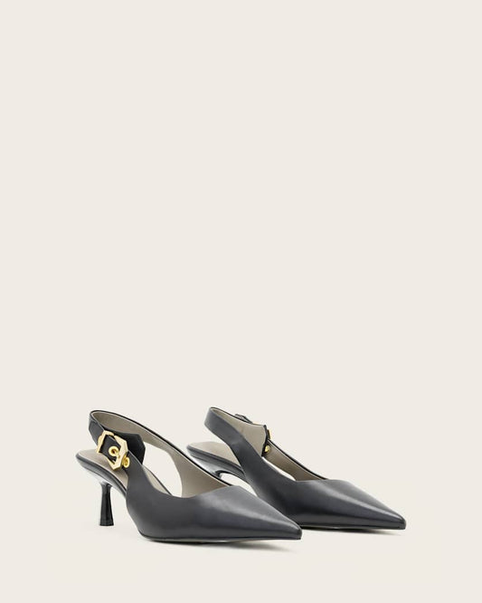 Beige נעלי עקב לנשים Idiya ALLSAINTS