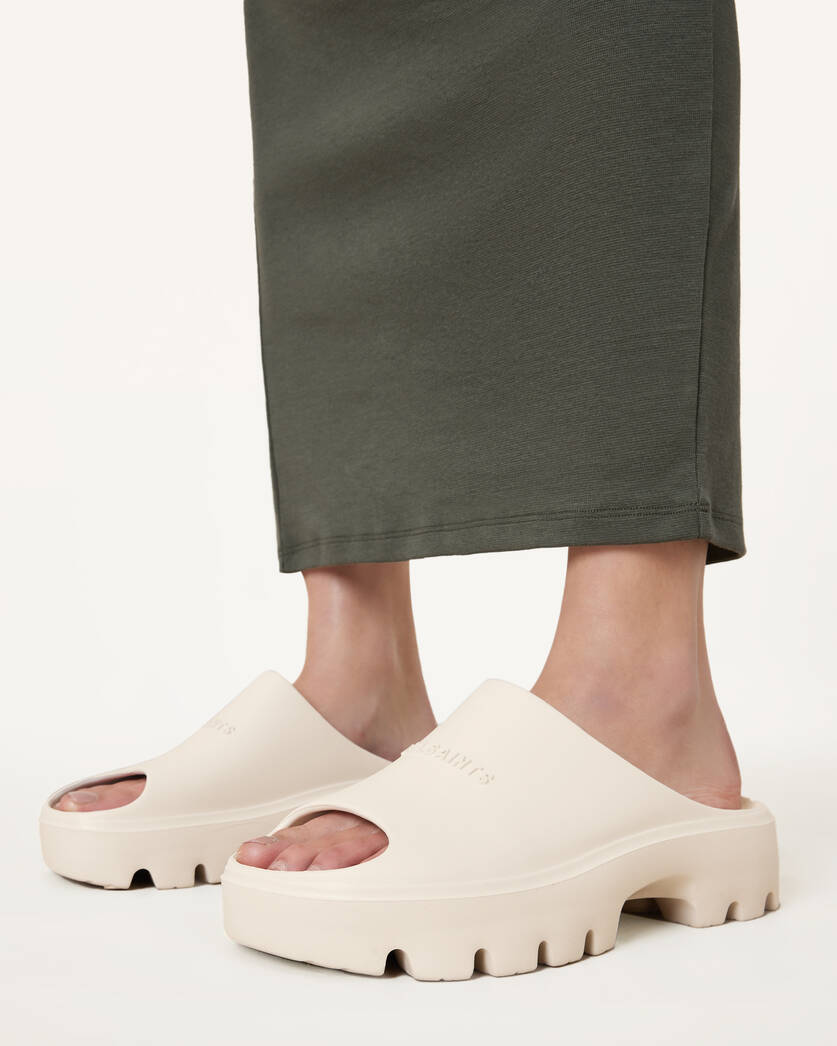 Antique White כפכפים לנשים Eclipse ALLSAINTS