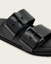 Dark Slate Gray כפכפי עור לנשים Sian ALLSAINTS