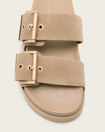 Light Gray כפכפי עור לנשים Sian ALLSAINTS