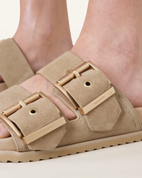 Rosy Brown כפכפי עור לנשים Sian ALLSAINTS