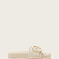 Lavender כפכפי סליידר עור לנשים Ellie Stud ALLSAINTS