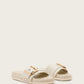 Gray כפכפי סליידר עור לנשים Ellie Stud ALLSAINTS