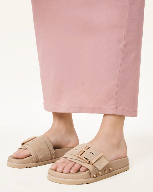 Light Gray כפכפים לנשים Ellie Stud ALLSAINTS