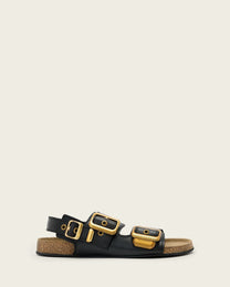 Lavender סנדלי עור לנשים Staffa Buckle ALLSAINTS