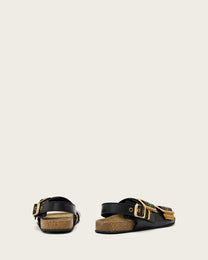 Lavender סנדלי עור לנשים Staffa Buckle ALLSAINTS